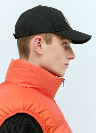 Moncler 로고 패치 베이스볼 캡 블랙 mon0157060