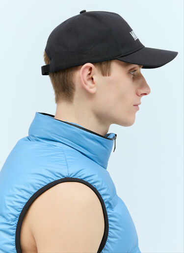 Moncler 徽标印花棒球帽 藏蓝色 mon0158034
