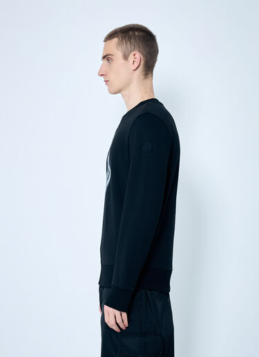 Logo Print Sweatshirt Moncler Logo Print Sweatshirt Black mon0159021