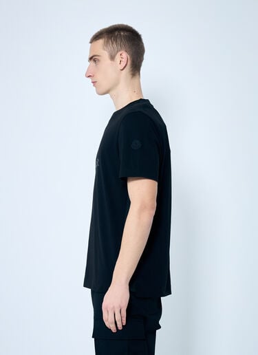Logo Applique T-Shirt Moncler Logo Applique T-Shirt Black mon0159039