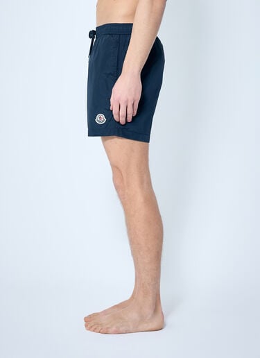 Logo Patch Swim Shorts Moncler Logo Patch Swim Shorts Navy mon0159042