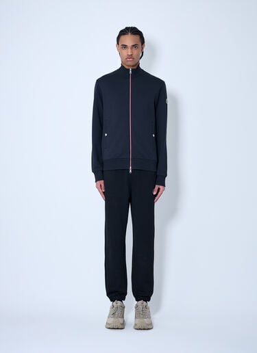 Cotton Zip-Up Cardigan Moncler Cotton Zip-Up Cardigan Navy mon0160029
