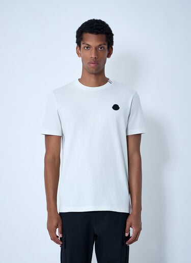 Moncler 로고 모티프 티셔츠 화이트 mon0161016