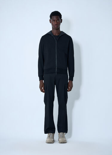 Cotton Logo Patch Cardigan Moncler Cotton Logo Patch Cardigan Black mon0161017