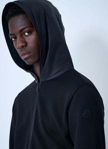 Cotton Logo Patch Cardigan Moncler Cotton Logo Patch Cardigan Black mon0161017