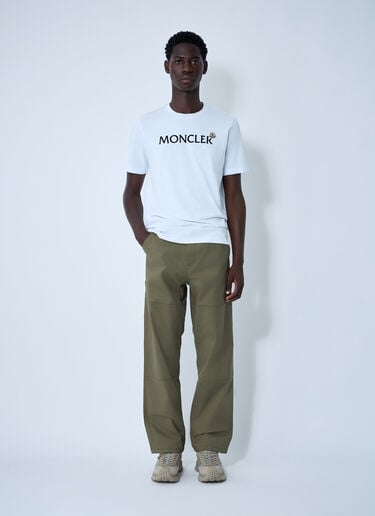 Moncler 徽标贴饰长裤  橄榄色 mon0161041