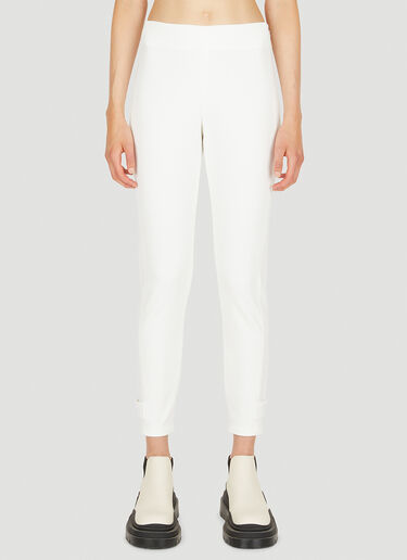 Button Cuff Pants Moncler Button Cuff Pants White mon0250021