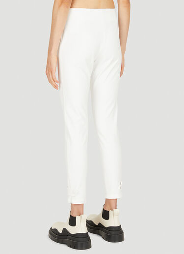 Button Cuff Pants Moncler Button Cuff Pants White mon0250021