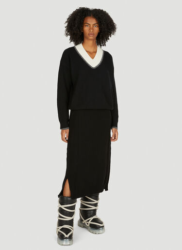 Knit Skirt Moncler Knit Skirt Black mon0250035