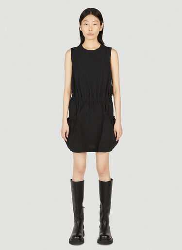 Drawstring Dress Moncler Drawstring Dress Black mon0252024