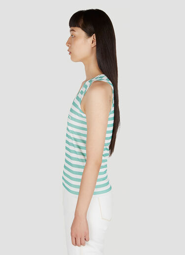 Striped Tank Top Moncler Striped Tank Top Green mon0252042