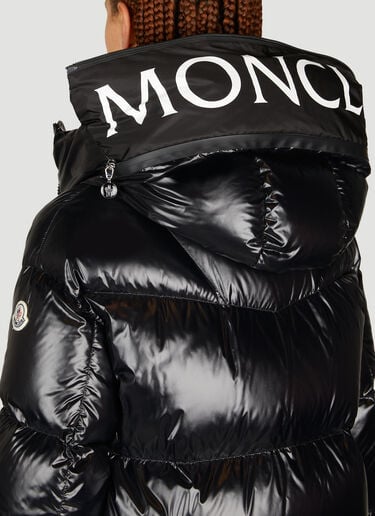 Huppe Long Down Coat Moncler Huppe Long Down Coat Black mon0254021