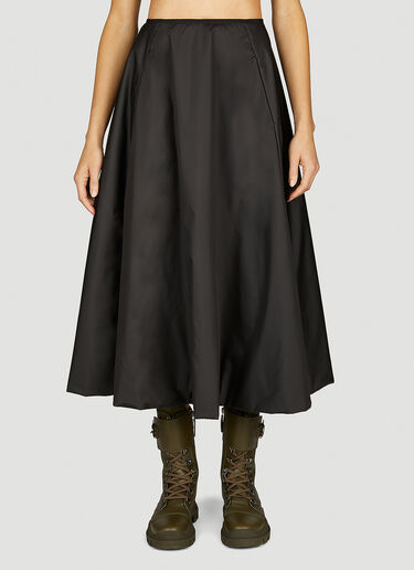 Volume Midi Skirt Moncler Volume Midi Skirt Black mon0254026