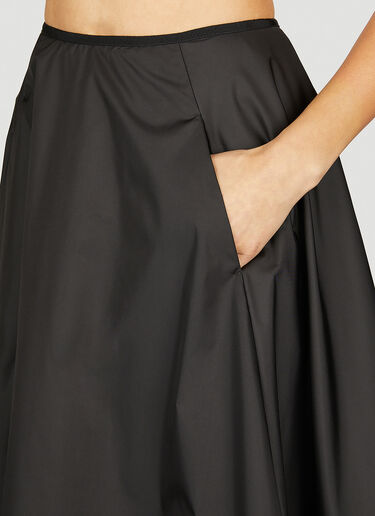 Volume Midi Skirt Moncler Volume Midi Skirt Black mon0254026