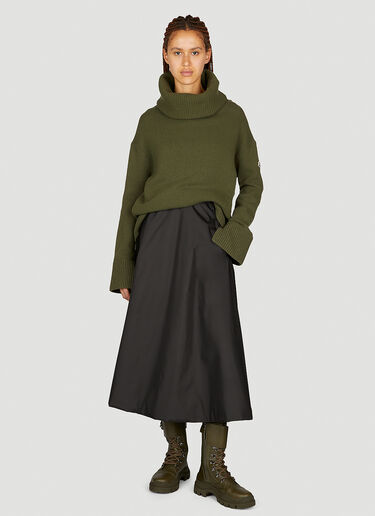 Wool Polo Neck Sweater Moncler Wool Polo Neck Sweater Green mon0254045