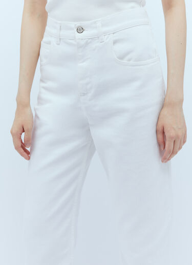 Cropped Jeans Moncler Cropped Jeans White mon0255025