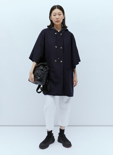 Moncler 羊毛连帽斗篷 黑 mon0255029