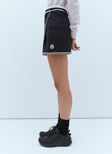 Wraparound Mini Skirt Moncler Wraparound Mini Skirt Black mon0255035
