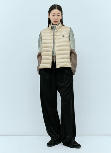 Moncler Liane 羽绒马甲 米色 mon0256010