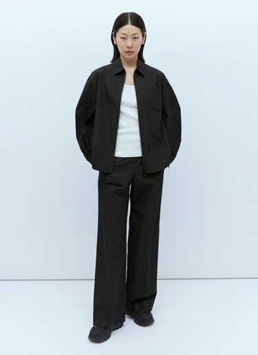 Moncler 徽标贴饰衬衫 黑色 mon0256019
