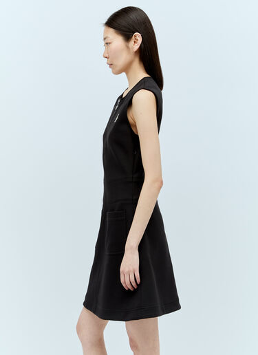 Logo Patch Mini Dress Moncler Logo Patch Mini Dress Black mon0256023