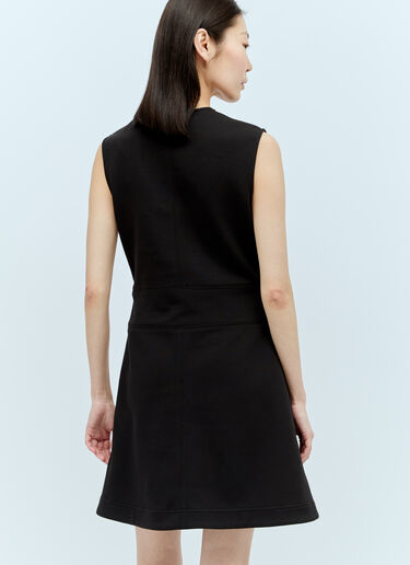 Logo Patch Mini Dress Moncler Logo Patch Mini Dress Black mon0256023