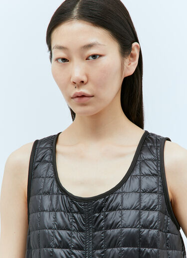 Quilted Mini Dress Moncler Quilted Mini Dress Black mon0257035
