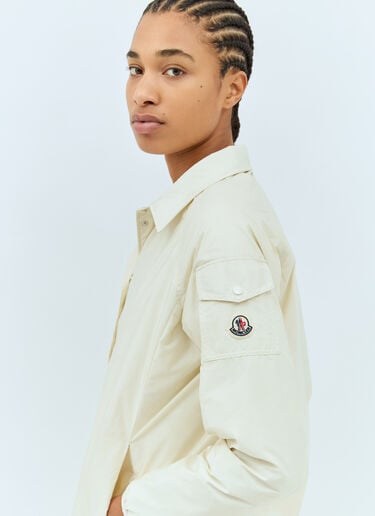 Moncler 후드 셔츠 다운 재킷 크림 mon0259021