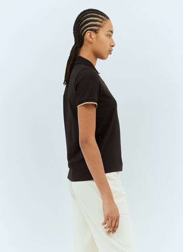 Logo Patch Polo Shirt Moncler Logo Patch Polo Shirt Black mon0259026