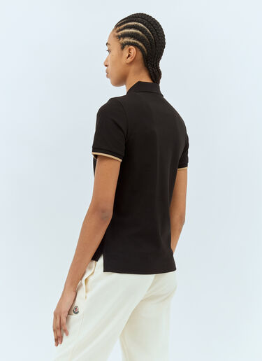 Moncler Logo Patch Polo Shirt Black mon0259026
