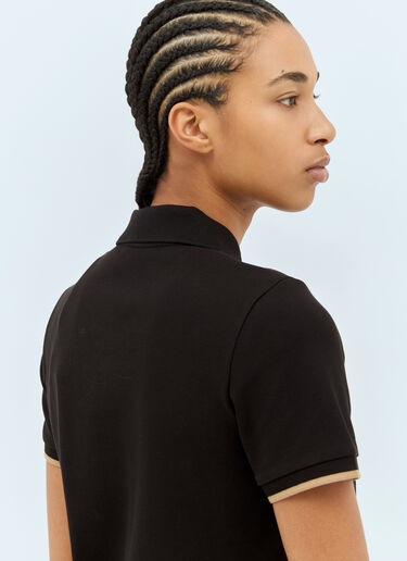 Logo Patch Polo Shirt Moncler Logo Patch Polo Shirt Black mon0259026