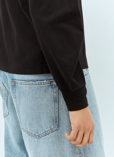 Logo Patch Long-Sleeve T-Shirt Moncler Logo Patch Long-Sleeve T-Shirt Black mon0259029