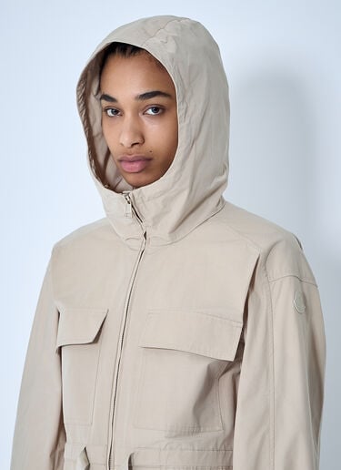Peronne Long Parka Jacket Moncler Peronne Long Parka Jacket Beige mon0260011