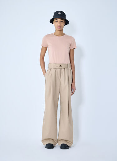 Belted Gathered Pants Moncler Belted Gathered Pants Beige mon0260012