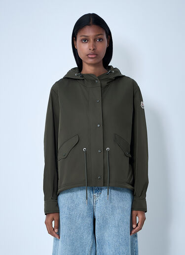 Noizay Short Parka Jacket Moncler Noizay Short Parka Jacket Olive mon0261003