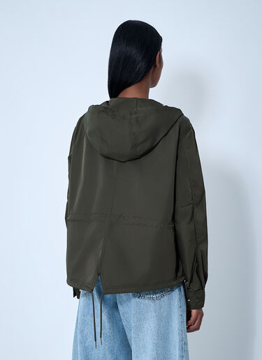 Noizay Short Parka Jacket Moncler Noizay Short Parka Jacket Olive mon0261003