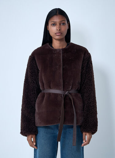 Jouillat Down Jacket Moncler Jouillat Down Jacket Brown mon0261022
