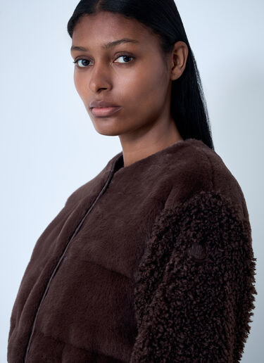 Jouillat Down Jacket Moncler Jouillat Down Jacket Brown mon0261022