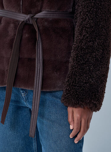 Jouillat Down Jacket Moncler Jouillat Down Jacket Brown mon0261022