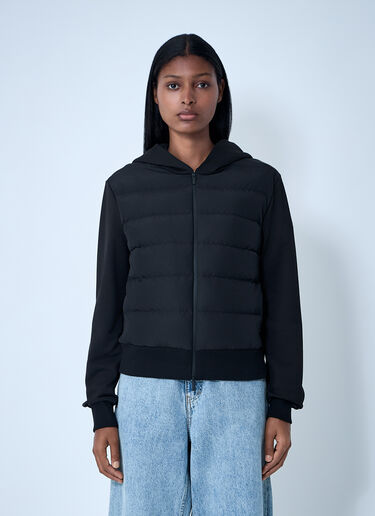 Quilted Hooded Cardigan Moncler Quilted Hooded Cardigan Black mon0261042