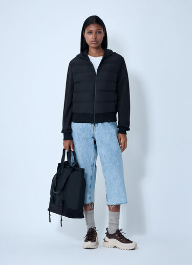 Quilted Hooded Cardigan Moncler Quilted Hooded Cardigan Black mon0261042