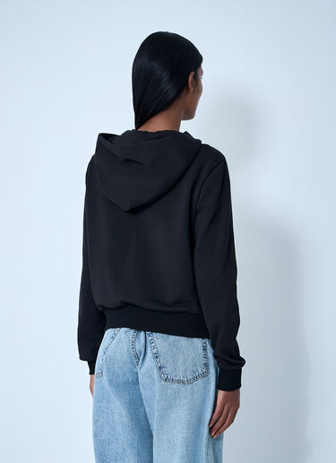 Moncler Quilted Hooded Cardigan Black mon0261042