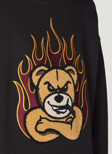 Bear Sweatshirt 8 Moncler Palm Angels Bear Sweatshirt Black mpa0351015