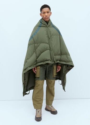 绗缝徽标印花被 Moncler x Pharrell Williams 绗缝徽标印花被 绿 mpw0354005