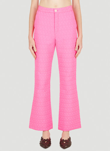 Marco Rambaldi Quilted Heart Pants Pink mra0250011
