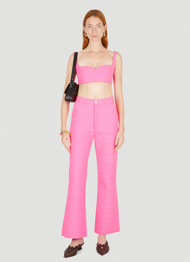 Marco Rambaldi Quilted Heart Pants Pink mra0250011