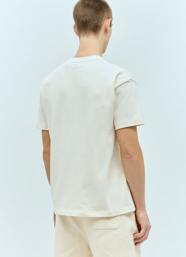 Moncler x Roc Nation designed by Jay-Z Logo Applique T-Shirt White mrn0156007