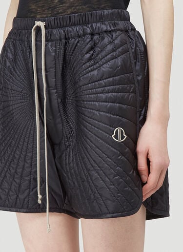 Drawstring Shorts Moncler x Rick Owens Drawstring Shorts Black mro0242012