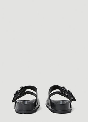 Twin Buckle Sandals Marine Serre Twin Buckle Sandals Black mrs0152012