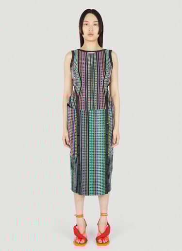 Regenerated Kitchen Towels Dress Marine Serre Regenerated Kitchen Towels Dress Multicolour mrs0248004